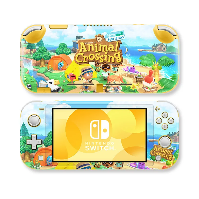 

Colorful matte hard full front back cover switch skin sticker for nintendo switch lite ns console protective stickers & decals
