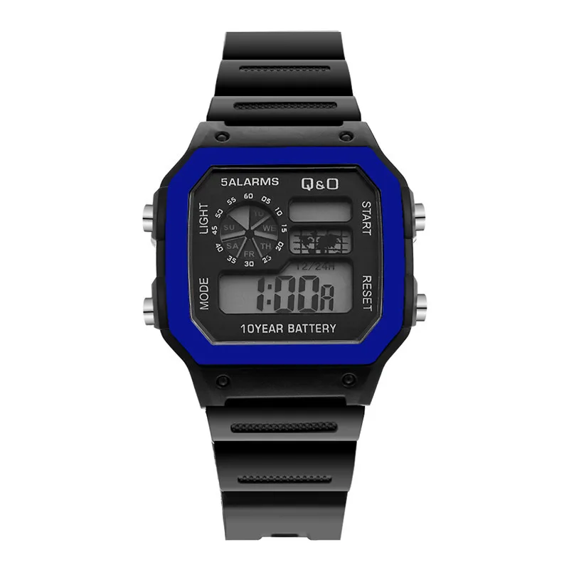 

WJ-9420 Mens Fashion Newest Alloy Case Black Casual Men Plastic Watches, Mix