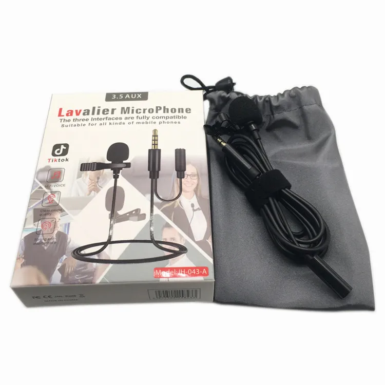 

Interview outdoor mini recording karaoke mobile phone small microphone lapel microphone