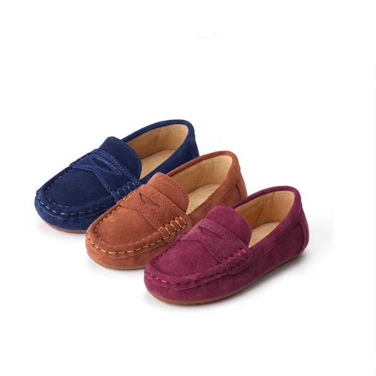 

High Quality Handmade Classic Moccasin Kids Loafers Kids Slipper Loafers Kids Shoes For Boys, Customized