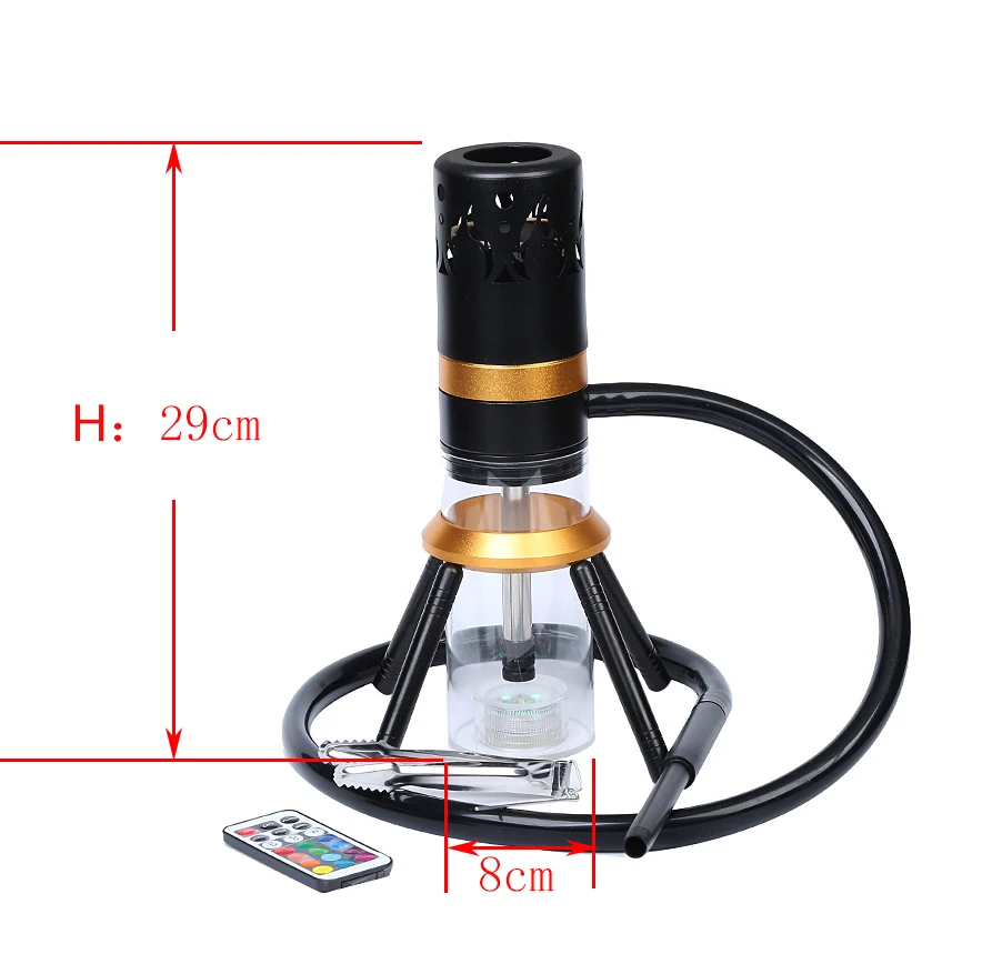 Wholesale Acrylic And Metal Hookah New Design Shisha Russian Hookah Smoking Portable Fashion Shisha Hookah With Led Buy Acrylic Shisha Custom Shisha Hookah Travel Hookah Product On Alibaba Com