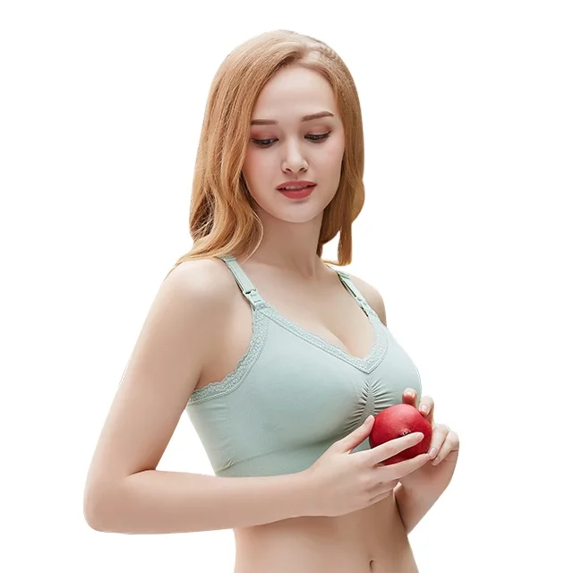 

Pregnancy Front Closure Wireless Seamless Breastfeeding Maternity Nursing Sleep Bra