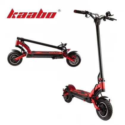 

European warehouse, original kaabo mantis10 plus 60V 18.2Ah 1000W * 2 dual motor maximum loading 120kg adult electric scooter, Blue and red