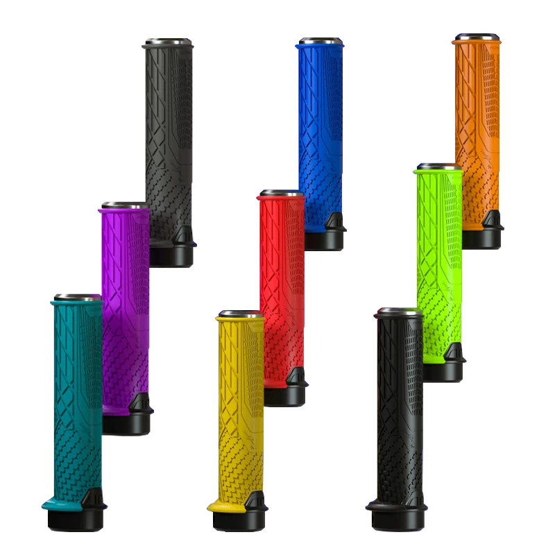 

Bike Handlebar Grips Comfortable bicycle grip locked MTB Handlebars Grips Bike Parts, 9 colors