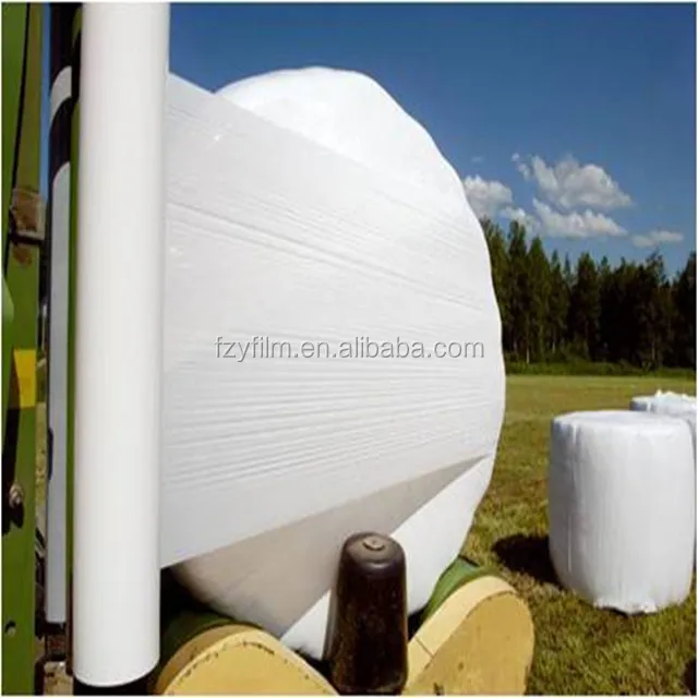 
Best UV Protection Black/Green/White Silage Wrap Film for Agriculture Hay Bale Wrap 