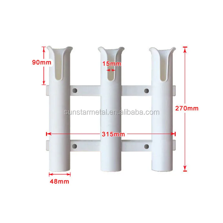 3 Way Pole Plastic Rod Holder Fishing Nylon Fishing Rod Holder Made