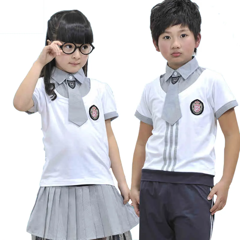 Unisex School Uniform Shirts For Kindergarten And Primary Boys And ...