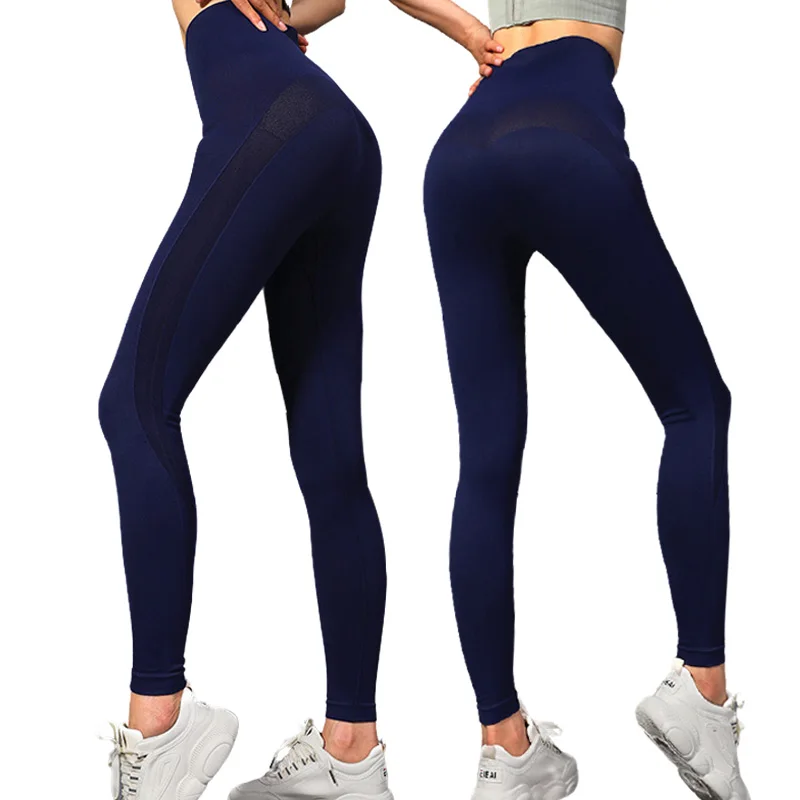 

High waisted workout running sport wear yoga pants scrunch butt leggings seamless leggins women fitness, 3 colors