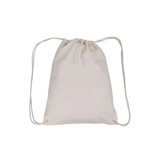 

Custom Cotton Drawstring Bag Logo Sport Drawstring Backpack