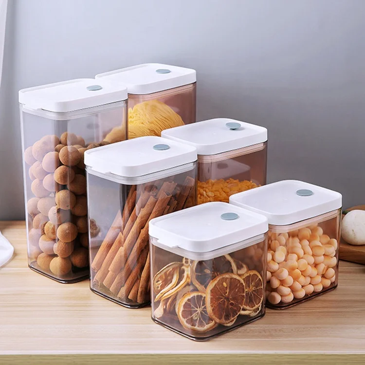 

Food Storage Box For Kitchen Grain Rice Container Grains Beans Storage Organizer Food Containers Refrigerator Storage Boxes