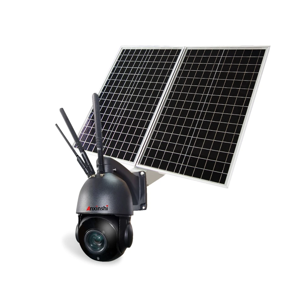 

8.0MP 30X Sony IMX415 4G wireless Camera H.265 IP PTZ Camera with Solar Energy Powered