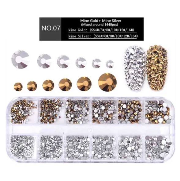 

JC Crystal high quality glass flat back ab crystal rhinestone, Multi colors