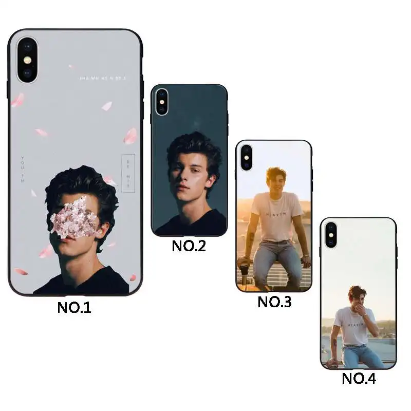 

Shawn Mendes Updates color tpu phone case for Samsung, Black