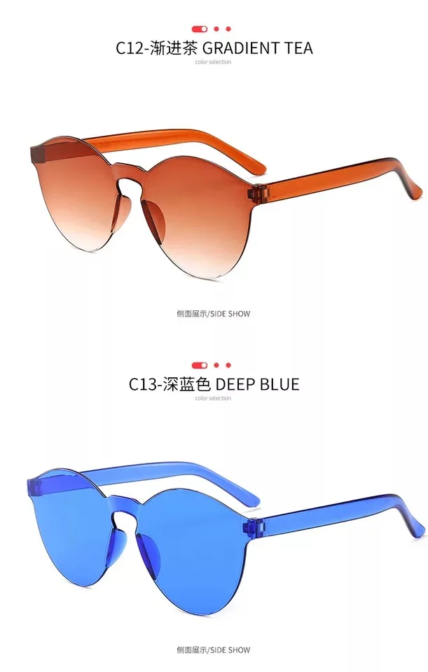 21メンズレディースハート型グラデーションカラーサングラス男の子女の子透明ワンピースリムレスファッションキャンディーカラーサングラス Buy Uv400サングラス リムレスファッションサングラス ハート形グラデーションカラーサングラス Product On Alibaba Com