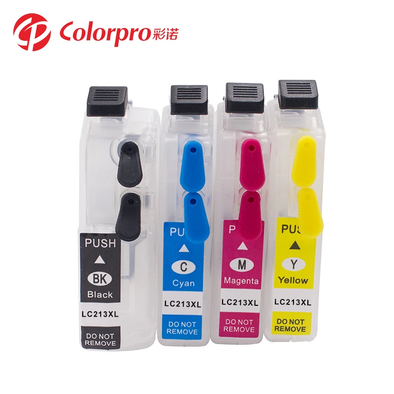 Colorpro Ink Cartridge Lc 213 213 Compatible For Bro Dcp J42n B W J4225n W B Mfc J47n J4725n J50dn J56cdw J57cd View Refillable Ink Cartridge Lc 213 Colorpro Oem Product Details From Colorpro Technology Co Ltd On Alibaba Com