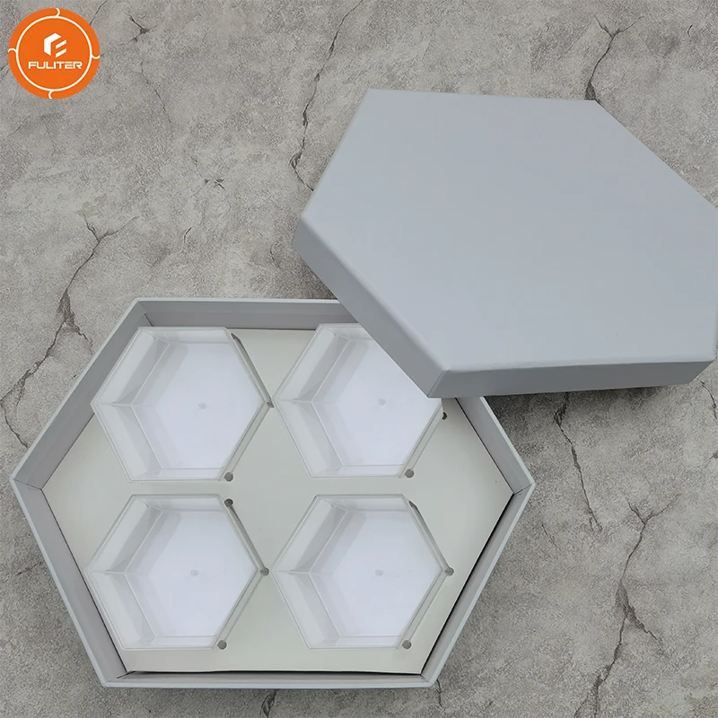 

Small Chocolate Candy Bento Box Paper Gift Hexagonal Box Sets