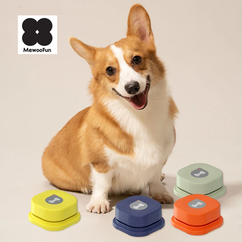 

MewooFun Hot Selling Pet Talking Button Sound Dog Training Speak Buttons Recordable Buttons for Dogs Custom