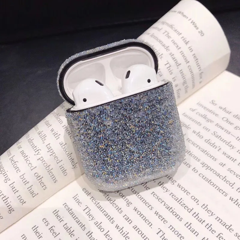 

For Airpods Case Bling Luxury Diamonds Case, As photo