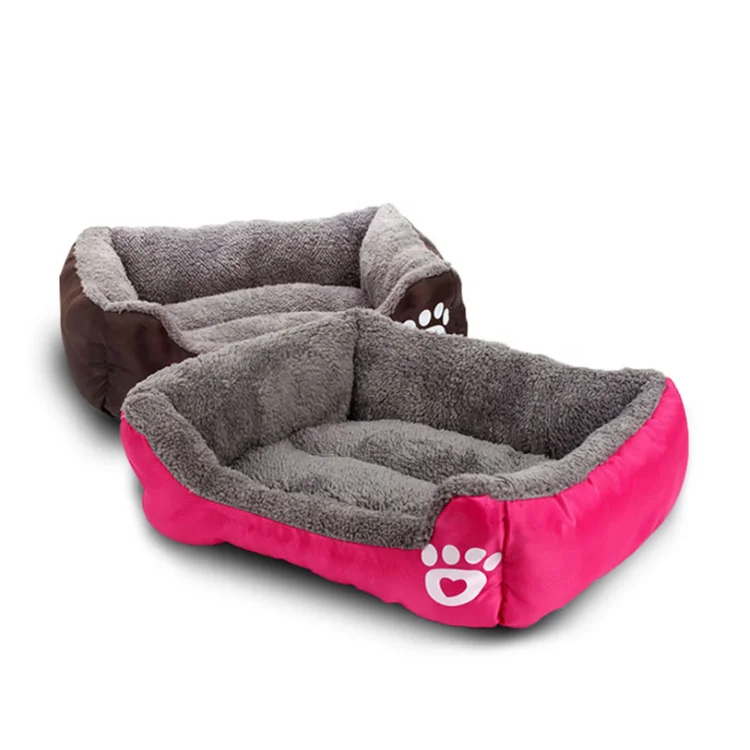 

Sohpety Amazon hotsale luxury pet bed cushion indestructible calming cotton big dog sofa bed dog crate awoof mat