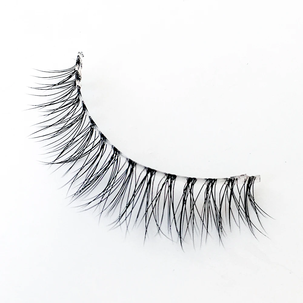 

Cruelty-free Clear Band Lashes private label synthetic lashes wholesaler strip eyelashes clear band INVISIBLE LASH BAND