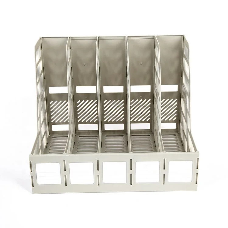 
Office Desktop Organizer Book Document Storage Rack File Holder Folding Paper File Rack 