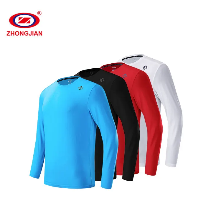 

Custom Logo Printing Cotton Sportswear T Shirt Sport Long Sleeve Shirt For Men