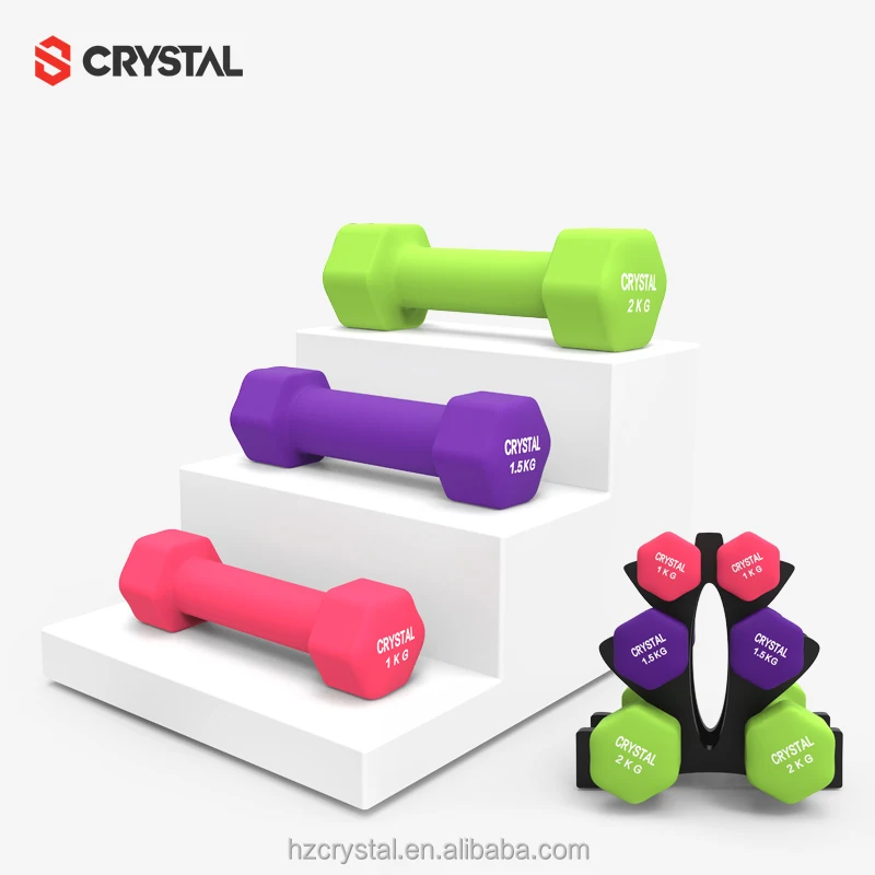 

SJ-215 Hex Dumbells Home Equipment Dumbell Set Free Weight Fitness Ready to Ship Hex Dumbells, Purple, red, green