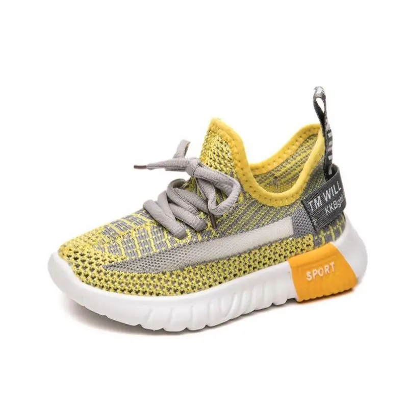 

oinetakoak Wholesale Kids Casual Shoes Leather Sneakers Children Sport Shoe, Yellow,pink, black