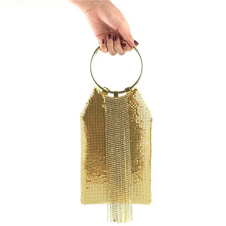 

High Quality Ring Portable Lady Bag Tassel Keychain Ring Handbag For Wholesale, Custom