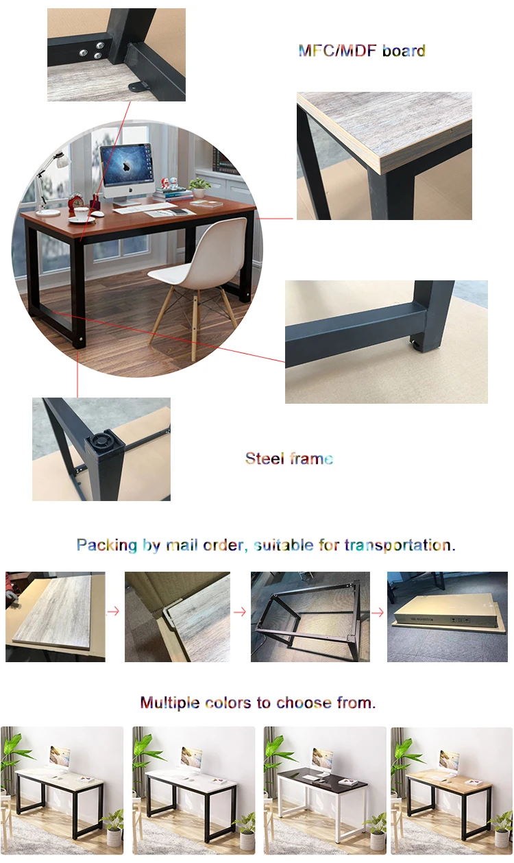 Cheap Wooden Home Office Computer Desk Nice Desks Furniture
