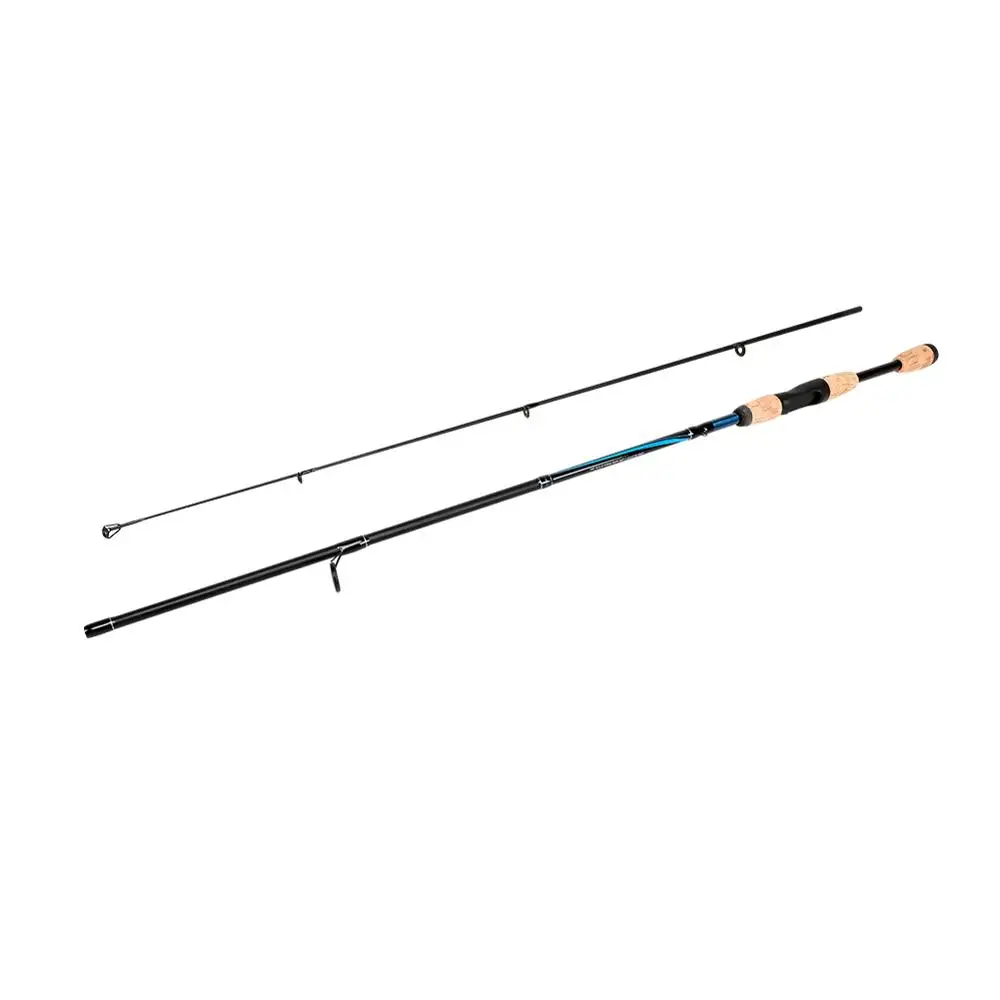 

1.8m spinning carbon fly telescopic fishing rod blank bass carp fishing rod and reel combo set, Black