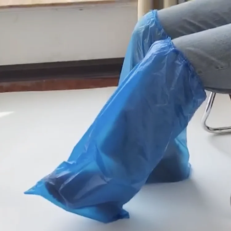 

Disposable boots cover waterproof long boot with elastics rain boot