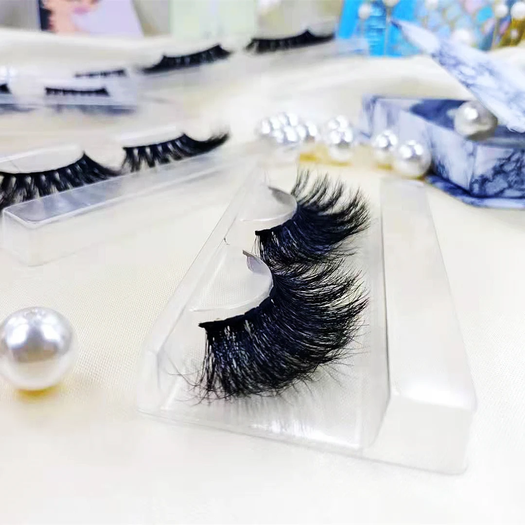 

Russian Double 3D Silk Faux Mink Fake Premium Synthetic False Eyelashes Wholesale Natural Volume Eye Lashes Manufacturer