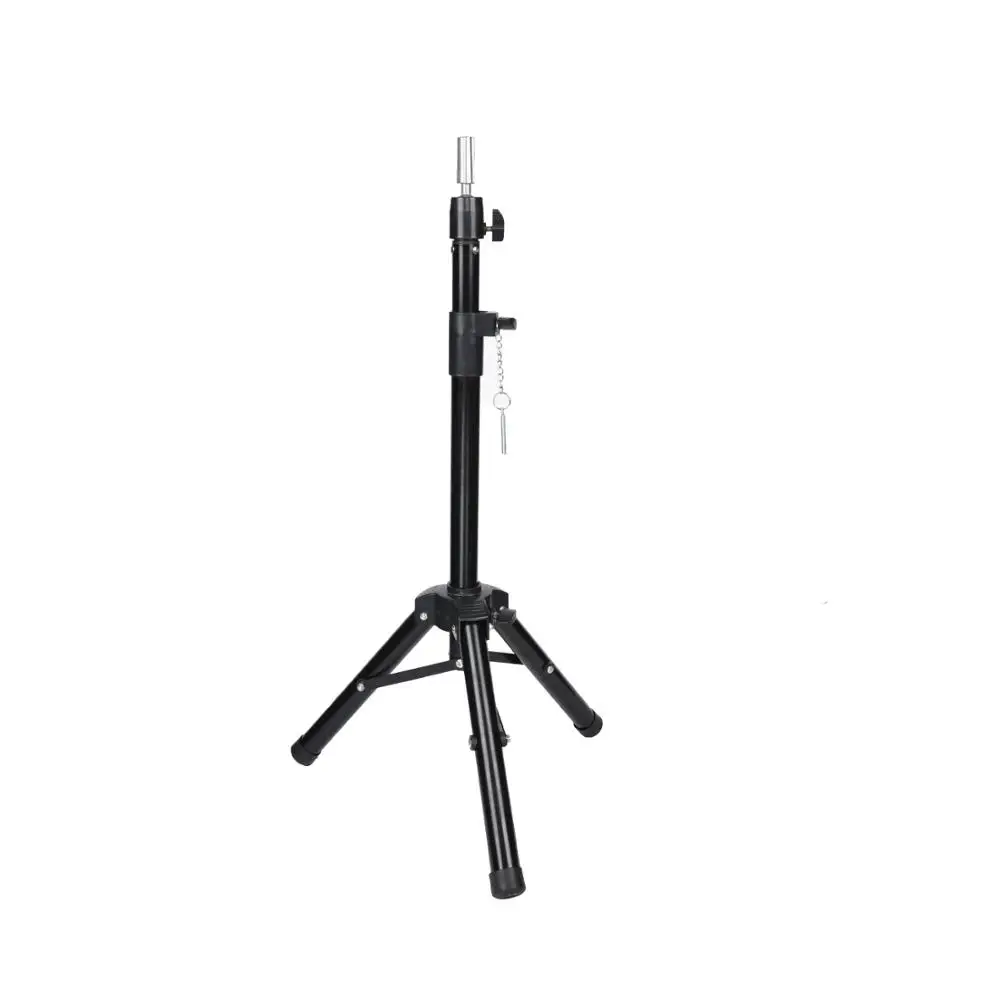 

Leeons High Quality Telescopic Stand Suitable Mannequin Head Wig Stand Tripod For Display Hairstyles, Black