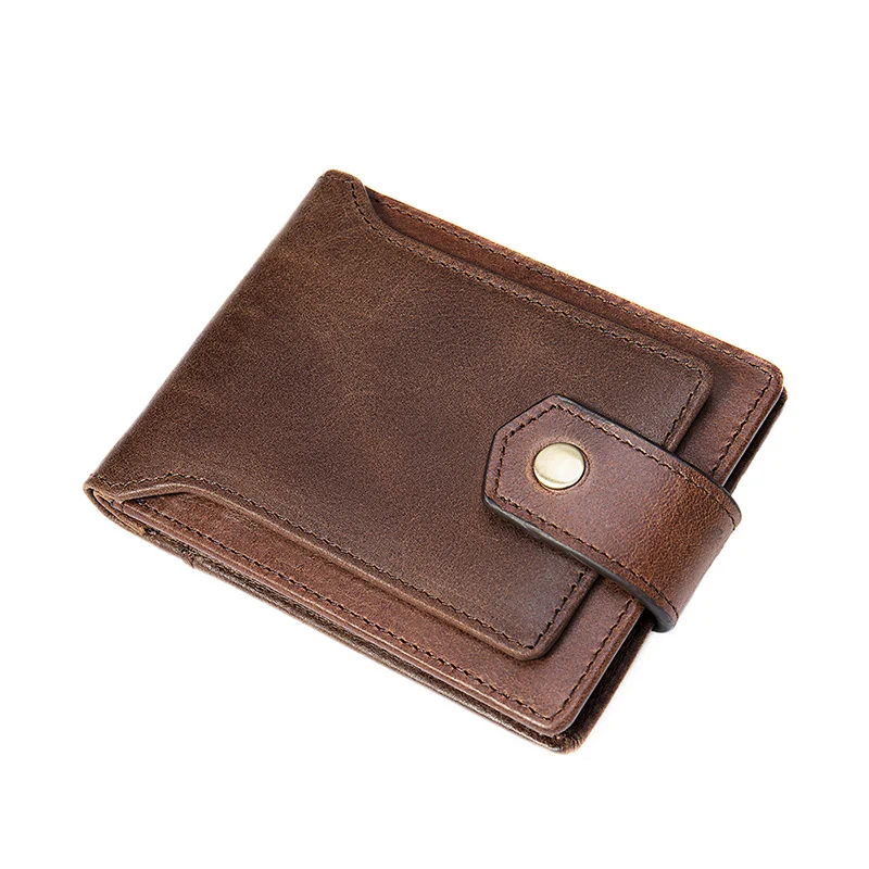 

New Design High Quality Pu Leather Purse Clutch Small Wallet Women Rfid, Coffee