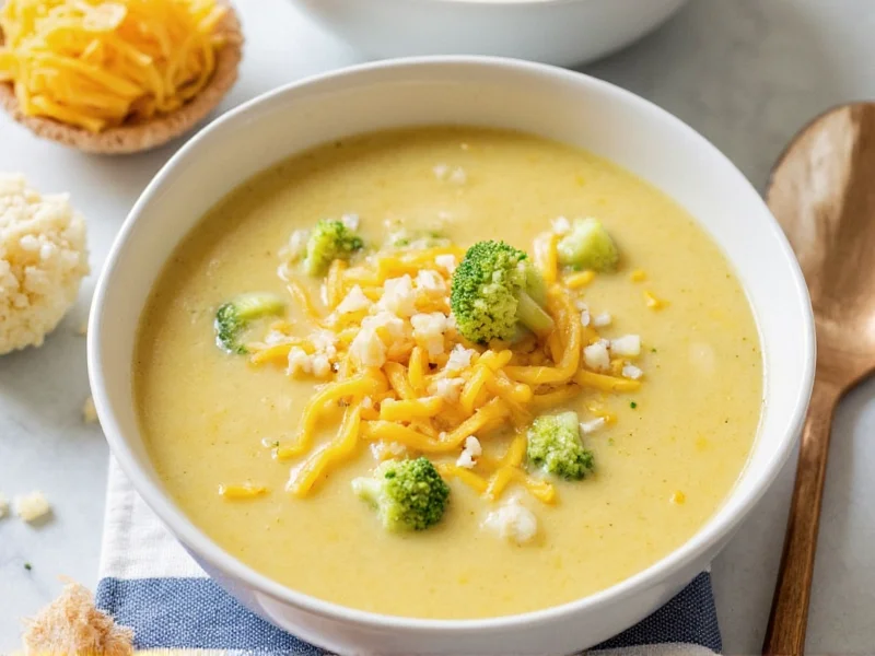 Perfect Broccoli Cheese Soup Recipe: Creamy & Simple