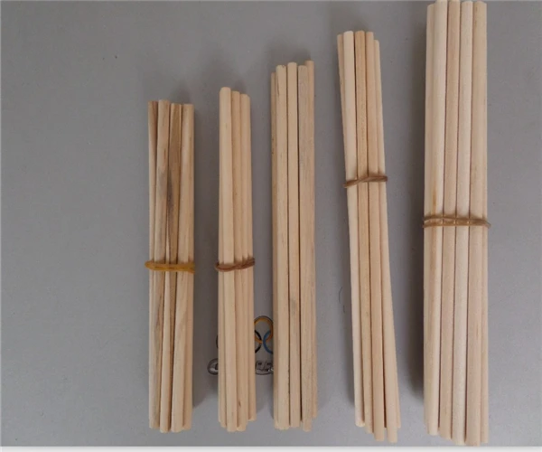 
hot selling nature and colorful round wooden stick for crafts 