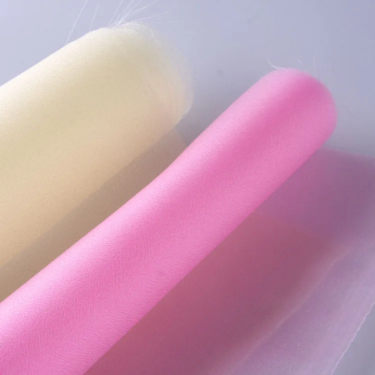 

Popular high quality soft nylon net tulle mesh with bead bridal lace fabric, Customized color