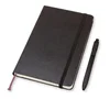 Customised Pu Leather Notebook With Pen Holder And Inside With Pocket