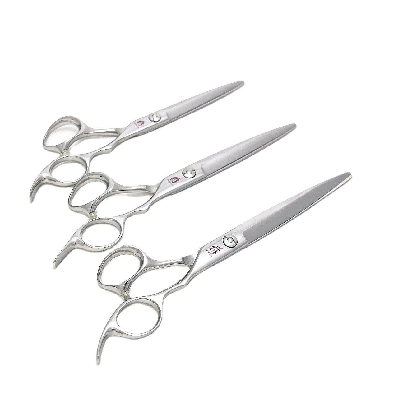 

Hot sale products Japanese design 440C steel 6 inch Stainless professional Beauty Sharp Finish Barber Scissors, Silver