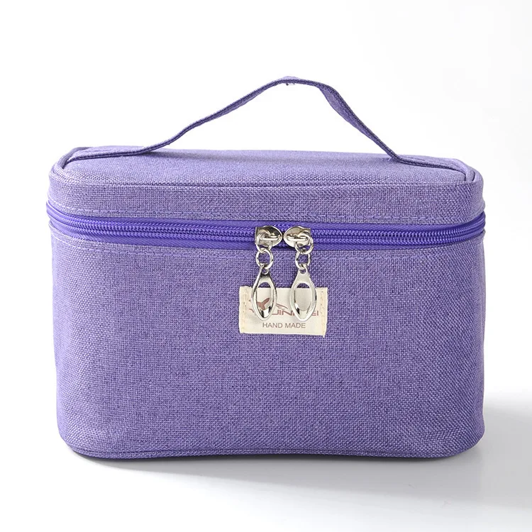 

Portable Travel Organizer Bag Custom Simplicity Women's Polyester Cosmetic Makeup Bag, 7 colors can choose