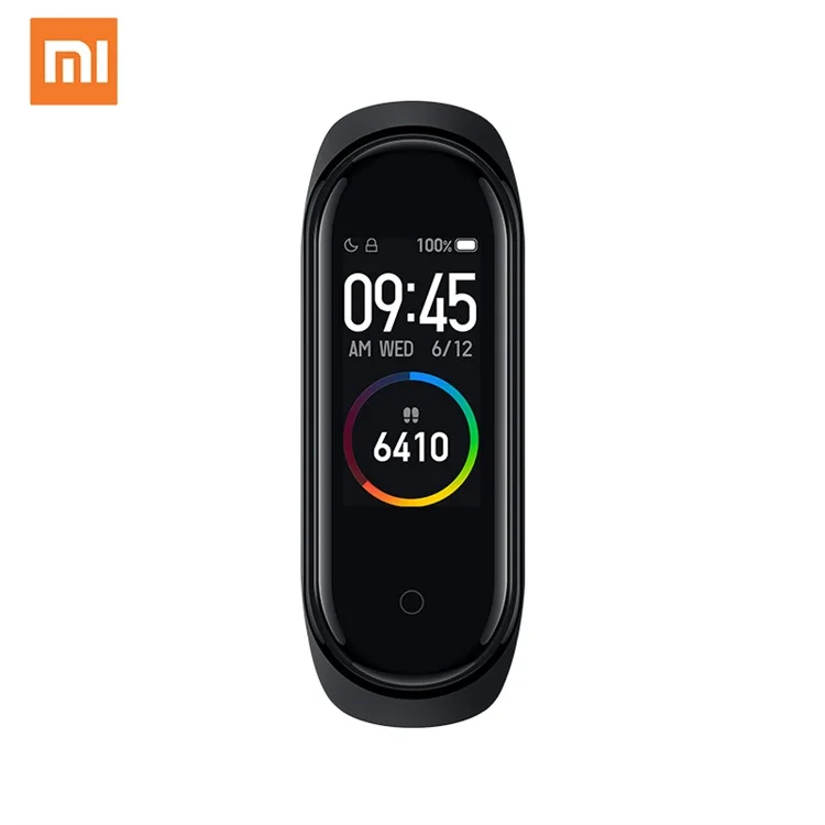 

Xiaomi Mi Band 4 Watch Heart Rate Monitoring 135Mah Color Screen Waterproof Level 5Atm Xiaomi Band 4 Original, Black