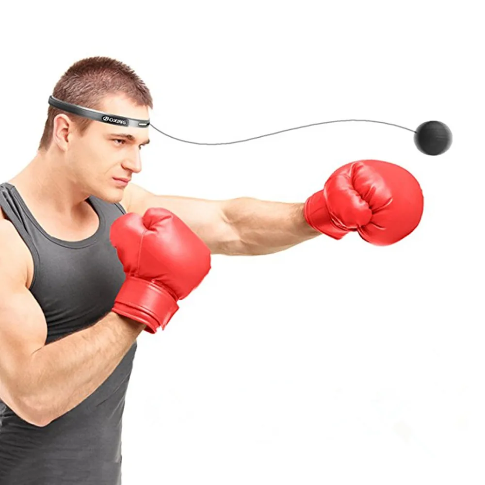 

CHRT Wholesale Indoor Fitness Boxing Ball Reflex Double End Ball, Black red yellow