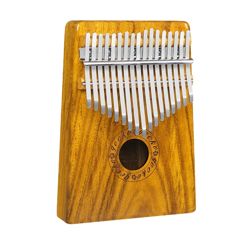 

Wholesale Factory 17 Keys Thumb Piano Keyboard Kalimba Musical Instrument, Natural