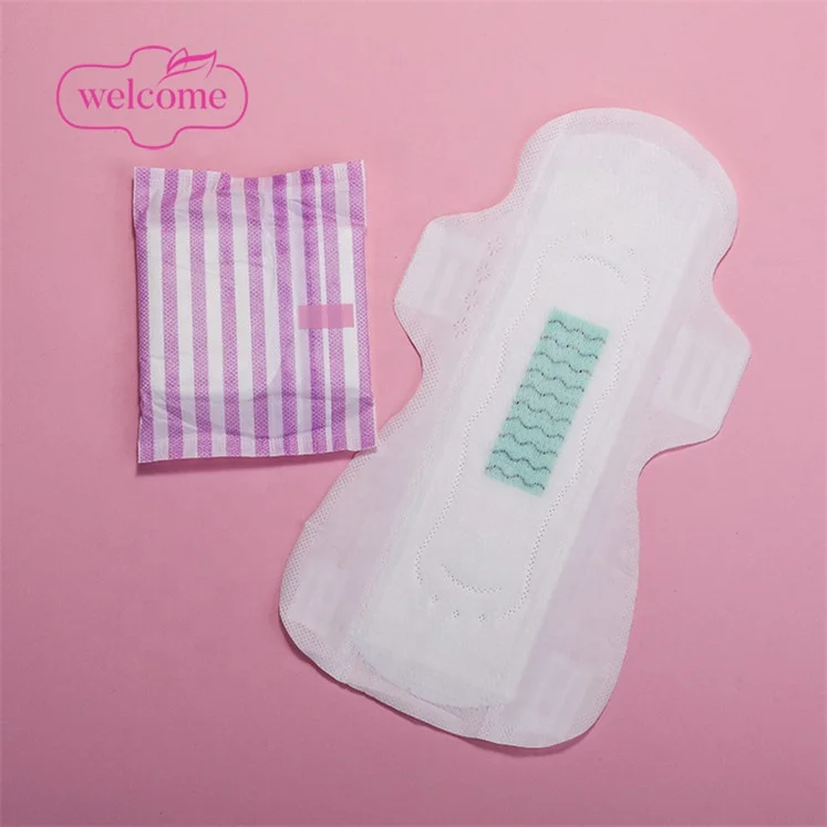 

BPA free airiz cotton negative ion sanitary napkin for female with factory price