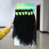 Brazilian Water Wave Bundles 100% Remy Human Hair Bundles Natural Color Double Weft Weave Extensions