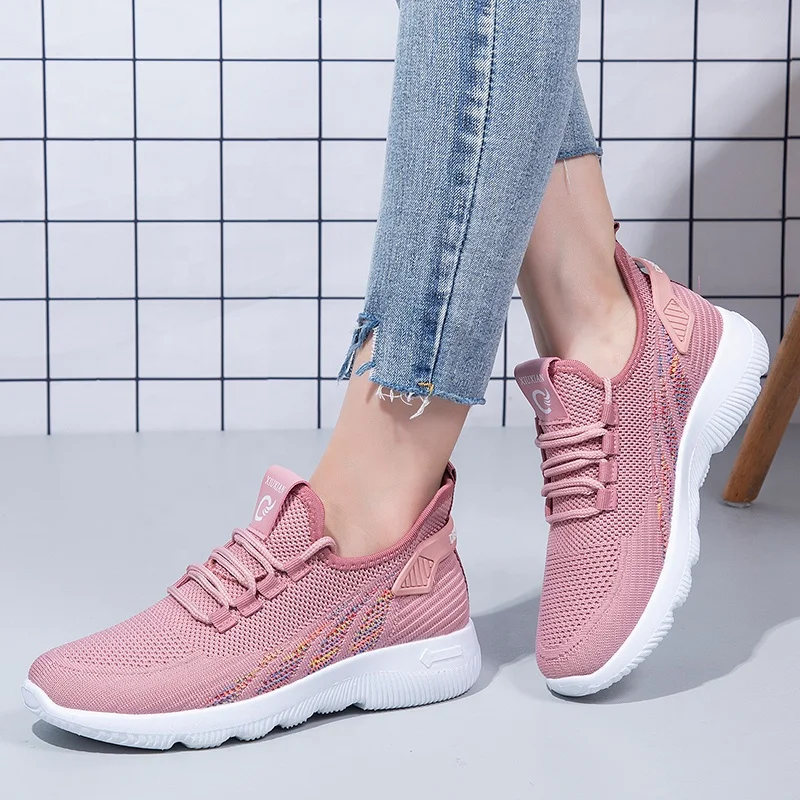 

9-01 flat sole womens non slip Custom Logo Sneakers Women's Running Trainers Women's Sports Shoes Ladies Casual Shoes