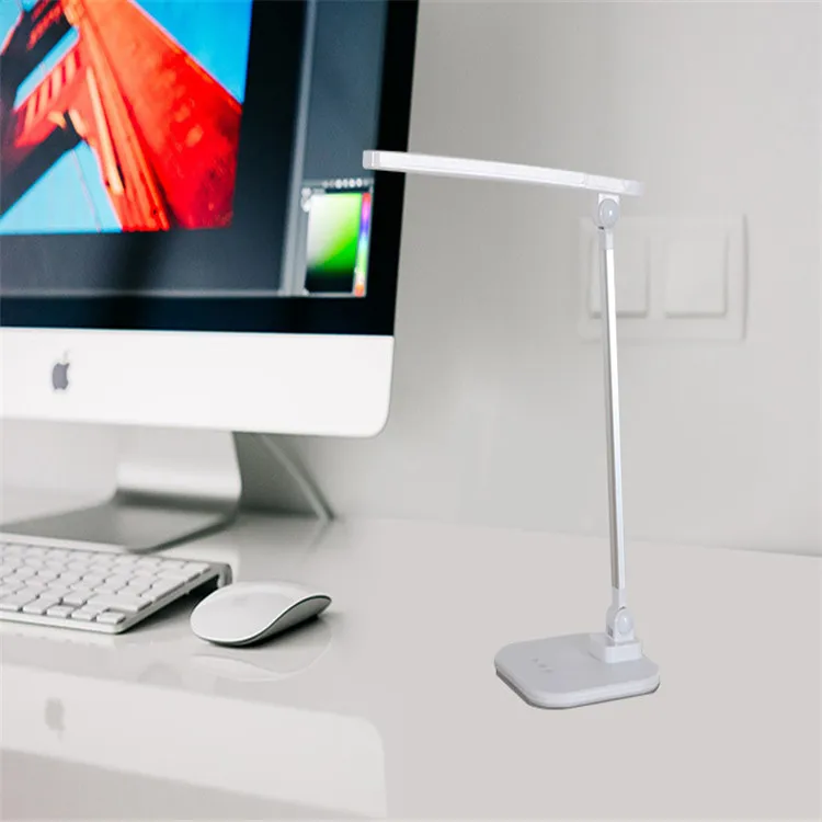 Modern and simple LED desk lamp  folding bedroom bedside dormitory light reading children eye care USB desk lamp