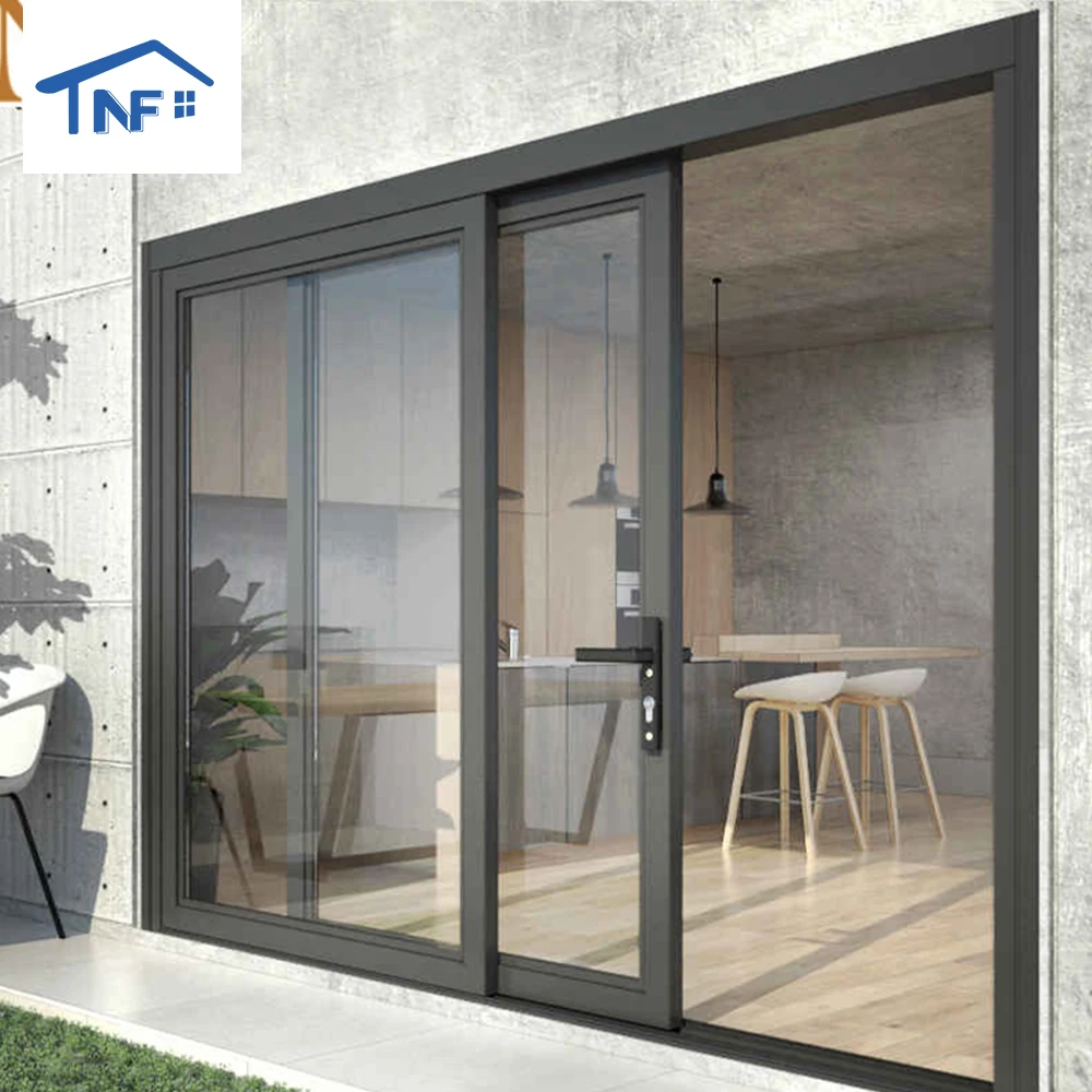 

NFRC aluminium glass sliding doors factory price sliding glass doors for house