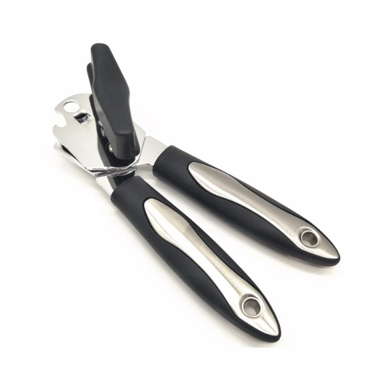 Professional 3in 1 Versatile Manual Tin Beer Opener Heavy Duty Stainless Steel Metal Commercial